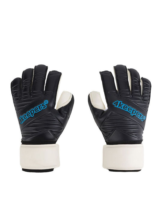 4Keepers Retro IV RF Adults Goalkeeper Gloves Black