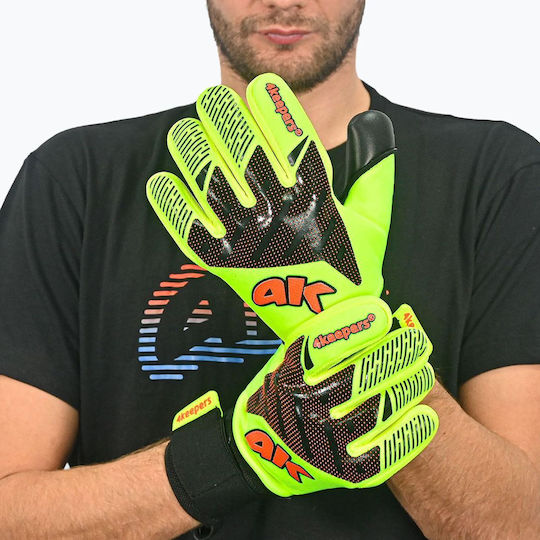 4Keepers Γάντια Τερματοφύλακα Ενηλίκων Μαύρα