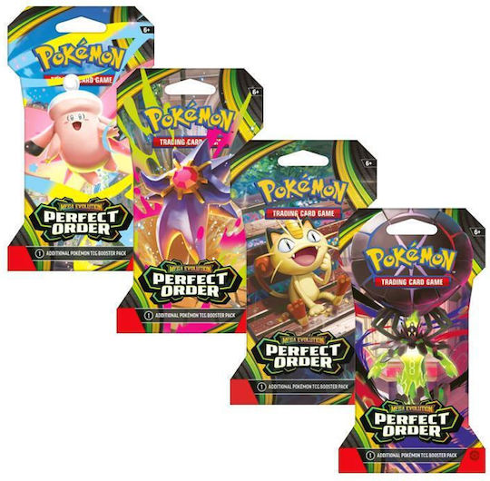 Pokemon Sleeved Booster Mega Evolution: Perfect Order (EN)