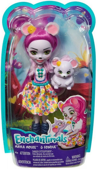 Mattel Хиксби Таралеж Кукла Enchantimals Хиксби Таралеж за 4+ Години