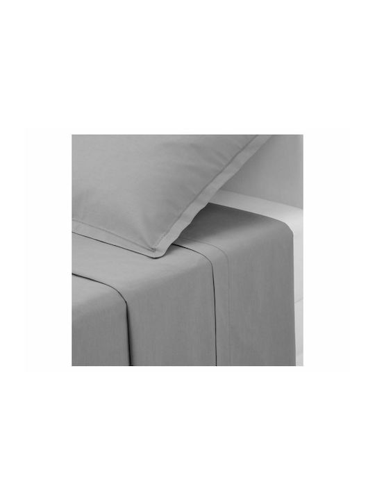 Atmosphera Countertop Super-Double Bed Sheet 240x290cm Gray