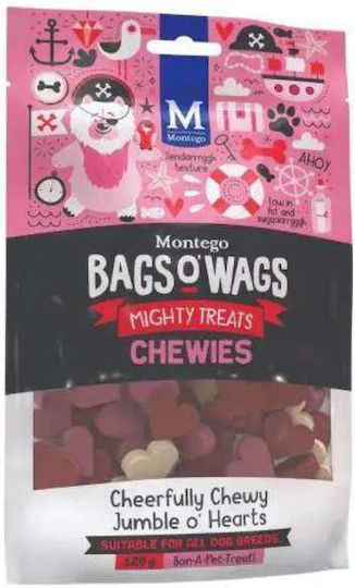Chewies Λιχουδιά για Κουτάβια Μεσαίων Φυλών με Μπέικον, Βοδινό, Κοτόπουλο, Σιτάρι, Πουλερικά και Κρέας 120gr
