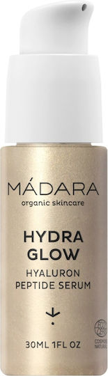 Mádara Hydra Glow Hyaluron Peptide Serum Hyaluronic Serum Peptides Capacity Ml 30