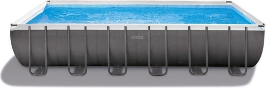 Intex Ultra Frame Πισίνα PVC 7900lt με Μεταλλικό Σκελετό 732x366x132εκ. Γαλάζια