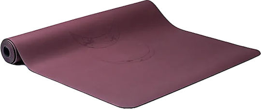 Στρώμα Γιόγκα Pro Yoga Mat Celestial Moon Burgundy 183cm Ιμάντα Μεταφοράς
