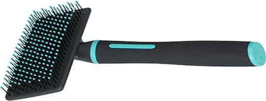 Zolux ANAH Super Brush Large for Misc Hair Lengths for Coat Grooming Turquoise