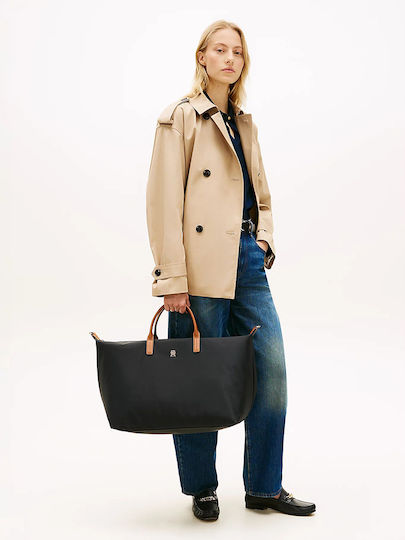 Tommy Hilfiger Сак Вуаяж Черен Текстилен М62xШ23xВ34см