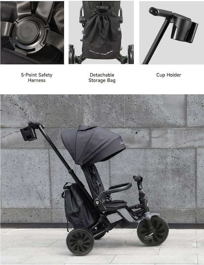 Q Play Nova Max Convertible with Parental Handle 6 in 1 for 10 Months Green
