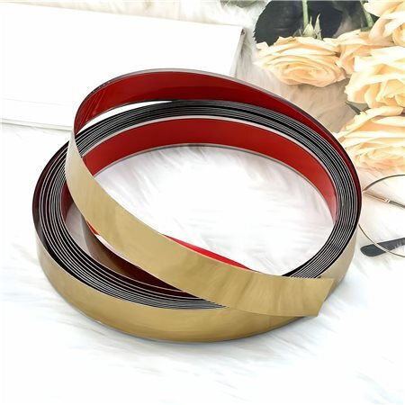 Self-adhesive Decorative Tape Interior Zola Length 10 M Width 2 Cm Flexible Pvc Gold