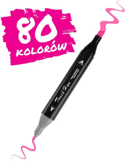 Smartic Markere de Desen 2mm Groși Subțiri Profesionali Set 80 Culori