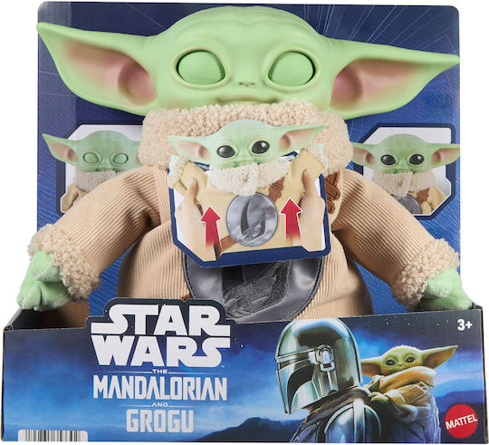 Mattel Star Wars Interactive Plush Toy Grogu Jkn44