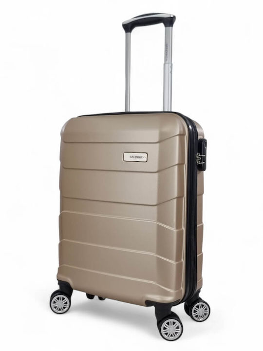 Greenwich Polo Club Cabin Hard Suitcase Gold with 4 Wheels