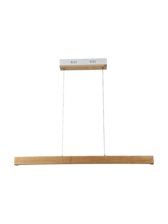 V-TAC Designer Pendant Light Brown 80x111cm