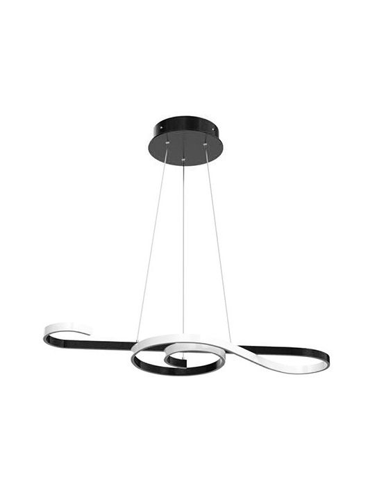 V-TAC V-TAC Deckenleuchte Schwarz LED mit Warmes Weiß Licht 70x100cm