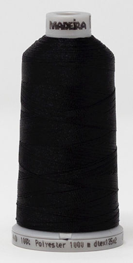 Madeira Embroidery Thread Set 10,000 M Polyester Consisting 10 Cones 1000 Meters Each