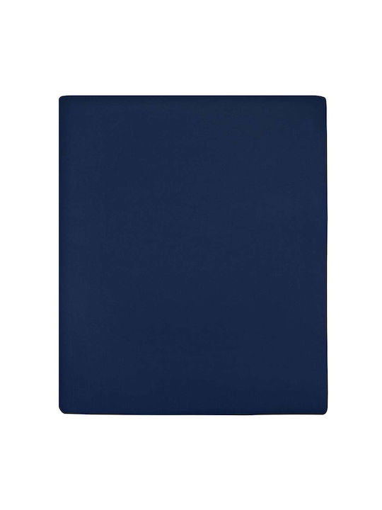 vidaXL Sheet Sets King Size with Elastic 180x200cm. Blue 2pcs
