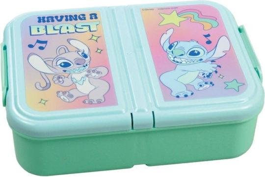 Disney Stitch Πλαστικό Παιδικό Σετ Φαγητού Lilo & Stitch 0.52lt