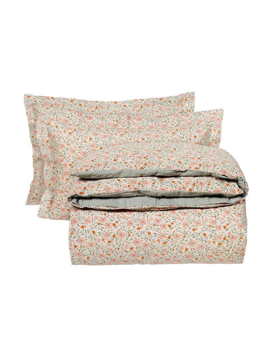Das Home Bettwäsche-Set Einzel 170x260cm. 9590 Beige 3Stück