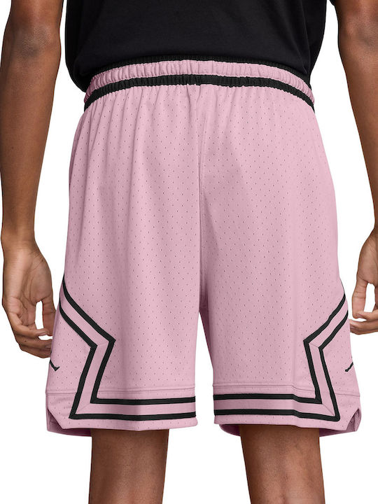 Diamond Αθλητική Ανδρική Βερμούδα Dri-Fit Ροζο