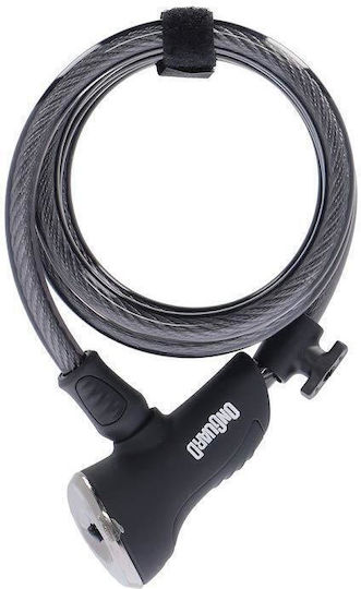 OnGuard Bicycle Cable Lock with Key / Combination Gray