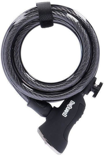 OnGuard Bicycle Cable Lock with Key / Combination Gray