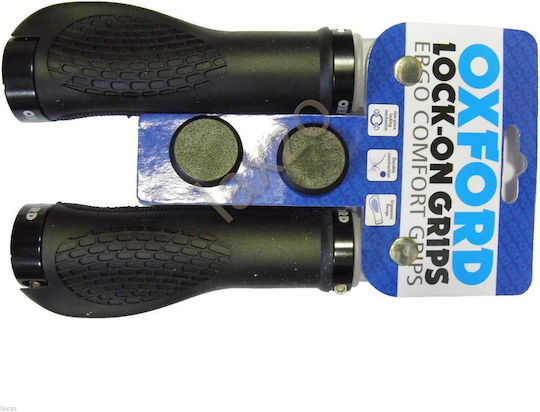 Oxford HG221 Mânere Pentru Ghidon De Bicicletă Anatomici În Culoare Neagră Lock-On