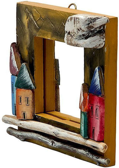 Διακοσμητικό Χώρου από Ξύλο 14x14cm