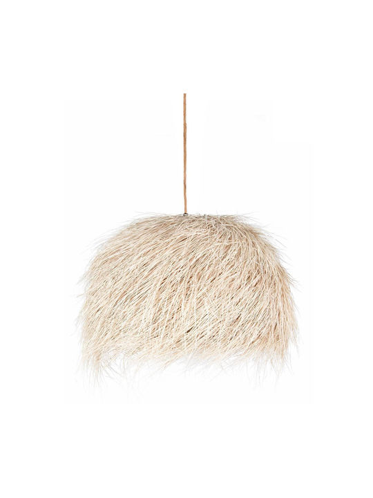 Hängelampe Hellblau Boho Glocke