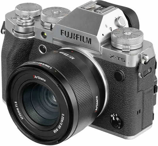 7artisans Crop Φωτογραφικός Φακός Lite Series 25mm f/1.8 Σταθερός για Fujifilm X Mount Μαύρος