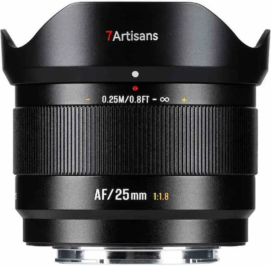 7artisans Crop Kameraobjektiv Lite Series 25mm f/1.8 Statisch für Sony E Berg Schwarz