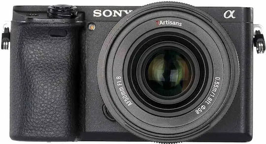 7artisans Crop Camera Lens Lite Series 50mm f/1.8 Standard for Sony E Mount Black