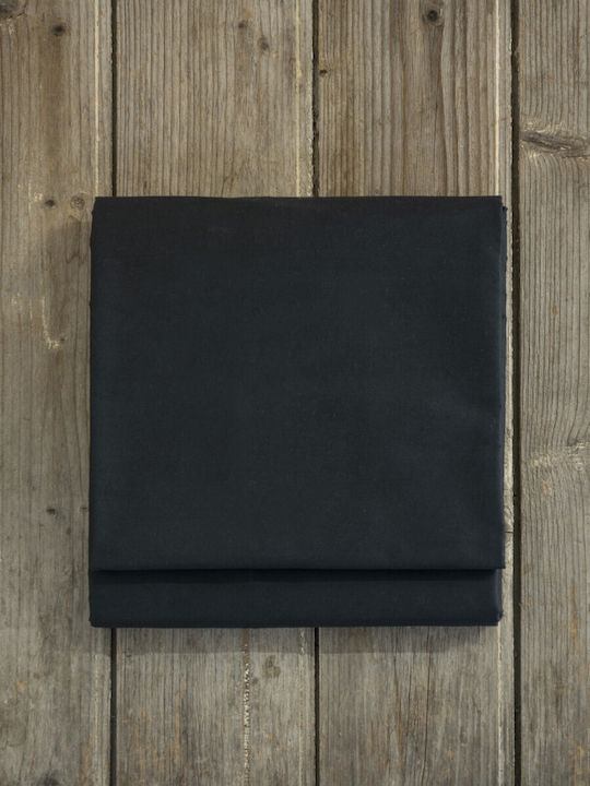 Nima Sheet Super-Double with Elastic 165x205+35cm. Superior Black