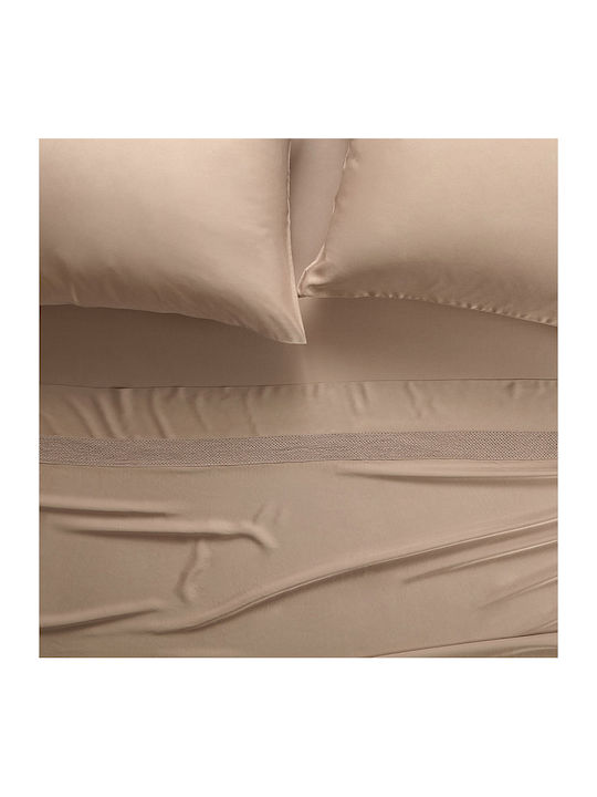 Hauz Σεντόνι King Size 280x290εκ. Dusty Pink
