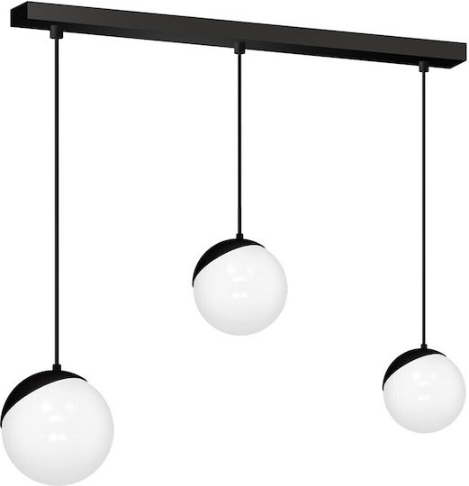Eko Light Sfera Lustră Suspendată Negru