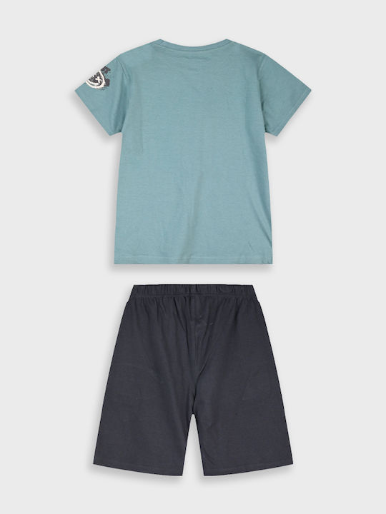 Energiers Kinderbekleidungsset mit Shorts Anthrazit 2 Stück