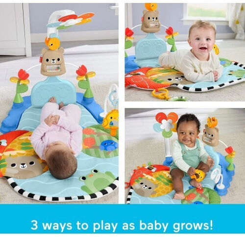Fisher Price 3 in 1 Kick & Sway Play Mat for Newborns
