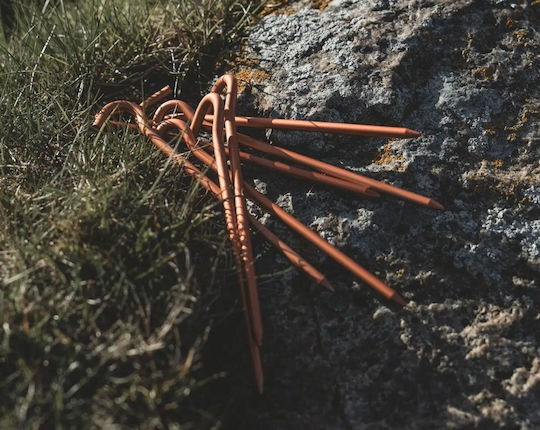 Aluminium Pegs 6 Pieces Easy Camp Orange