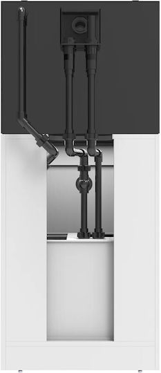 Waterbox Aquariums Acvariu Marin cu Capacitate de 207l cu Suport de Mobilier, Filtru Negru