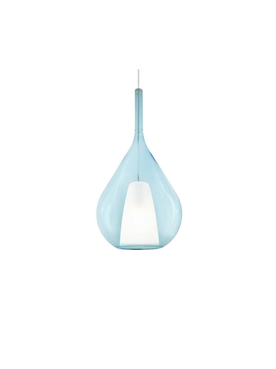 Ideal Lux Pendant Light Blue 28x28cm
