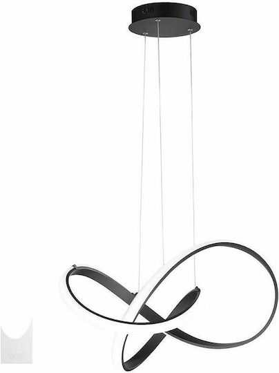 Wofi Lustră Suspendată Negru 53cm. Wofi Lustră Suspendată Negru 53cm.