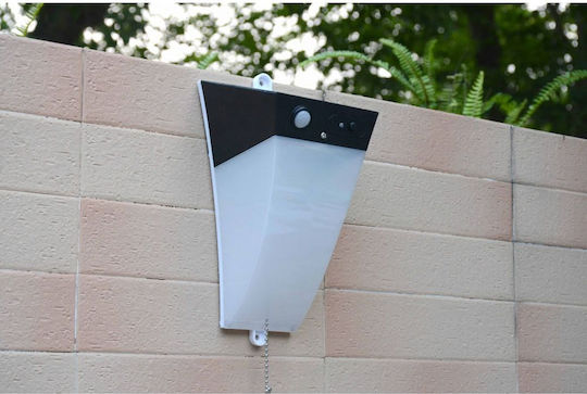 Sresky Wall Mounted Solar Light 0.55W 400lm Warm White with Motion Sensor IP65