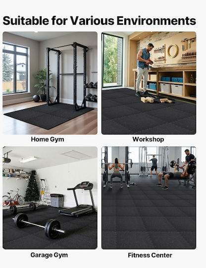 Vevor Exercise Mat Pilates Gray (61x61x1.4cm)
