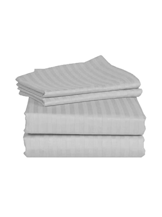 Pucioasa Cearșaf Super dublu 240x260cm. Light Gray