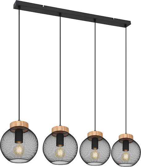Globo Lighting Pablo Висящо осветително тяло Черен 95x20x120см. Globo Lighting Pablo Висящо осветително тяло Черен 95x20x120см.