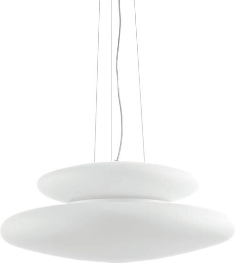 Ondaluce LED Κρεμαστό Φωτιστικό Λευκό 60εκ. Ondaluce LED Κρεμαστό Φωτιστικό Λευκό 60εκ.