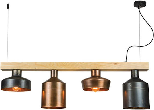 Zambelis Lights Pendant Light Copper 115x115cm Zambelis Lights Pendant Light Copper 115x115cm