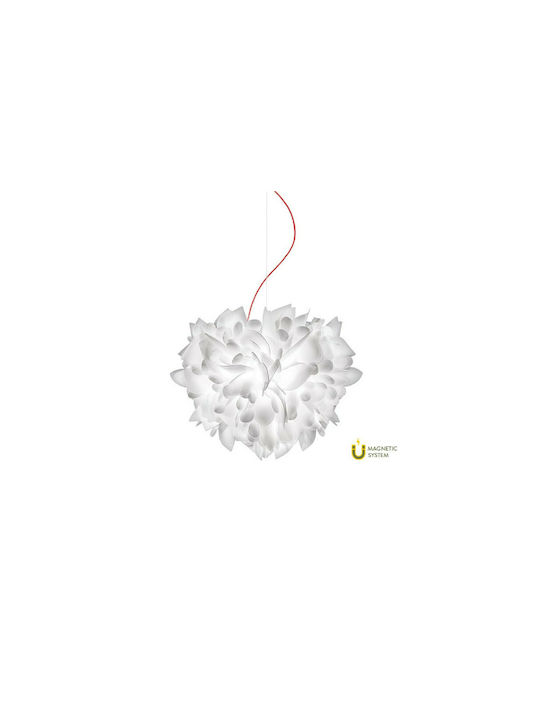 Slamp Veli Foliage Large Pendant Light White for 4 Bulbs E27 55cm
