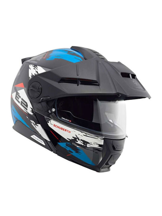 Schuberth E2 Adventure Trail Blue Κράνος Μηχανής Flip-Up ECE 22.06 1644gr