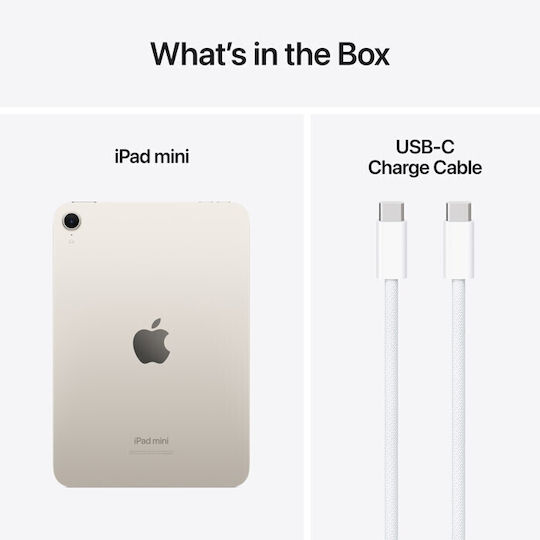 Apple iPad Mini 2024 8.3Inci (8GB/128GB) Starlight