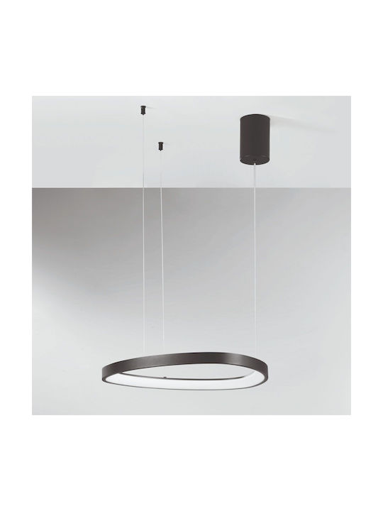 Fan Europe Led-Klapton-S45 Hängelampe Schwarz 45x45x150cm.